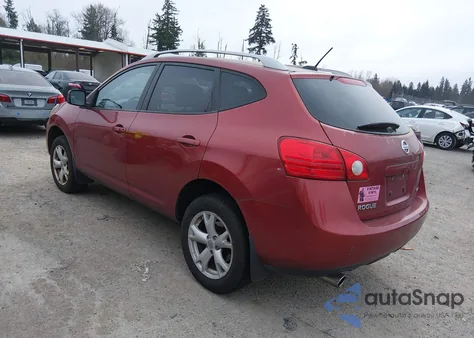 2009 Nissan Rogue Sl из США, поврежденный, VIN JN8AS58V49W166287